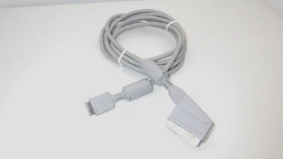 PlayStation Sony Official RGB SCART Cable SCPH-1050 From JAPAN - Image 1 of 3