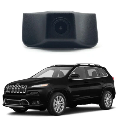 Waterproof CCD Car Grill Front View Camera Embedded for 2014-2017 Jeep Cherokee - Image 1 of 4