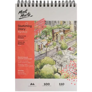 Sketching Diary Drawing Signature 110gsm A4 100 Sheet Mont Marte Artist Arts - Picture 1 of 2