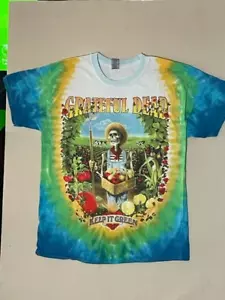 GRATEFUL DEAD-LET IT GROW KEEP IT GREEN-TIE DYE T-SHIRT-M,L,XL,2X Garcia,Wier - Picture 1 of 2