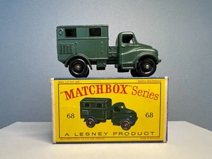 Matchbox Regular Wheels # 48 ARMY WIRELESS TRUCK *HTF D BOX* - Picture 1 of 10