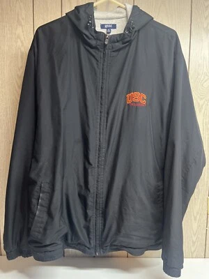 USC Trojans GEAR FOR SPORTS Chaqueta Acolchada Vintage Años 90 XXL NCAA Con Capucha Foto 1 de 4