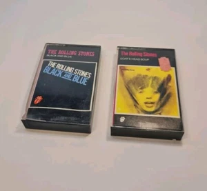 Bundle of 2 Vintage THE ROLLING STONES Original Stereo Audio Cassettes - 1970s - Picture 1 of 10