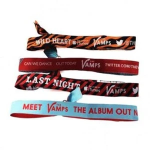 THE VAMPS Wristbands 4 PROMOTIONAL OFFICIAL - Picture 1 of 7