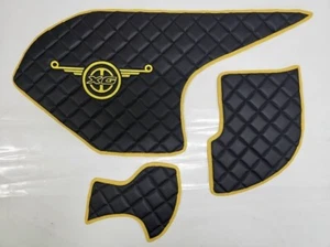 DAF XG XG+ PREMIUM DIAMOND STITCH DASH MATS LHD RHD MADE TO ORDER 3pcs - Picture 1 of 2
