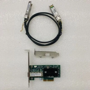 Mellanox CX311A MCX311A-XCAT ConnectX-3 EN 10G Ethernet 10GbE SFP+ PCI-E + Cable - Picture 1 of 5