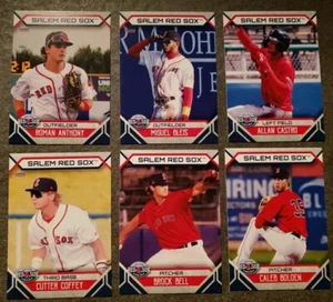 2023 Salem Red Sox EINZELKARTEN aus Team Karten Set - WÄHLEN SIE IHREN SPIELER - Bild 1 von 7