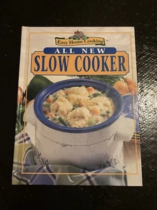 Vintage All New Easy Home Cooking Slow Cooker Cookbook 1999 Hardcover - Picture 1 of 7
