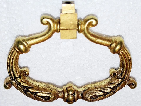 Dore' French Gold-Plated Bronze Drawer Pull Cover