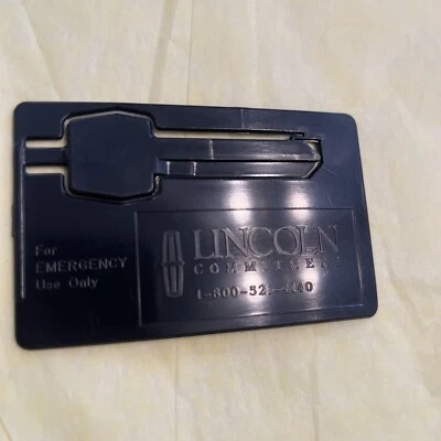 Llave Axxess de emergencia Lincoln 8005-x sin cortar Foto 1 de 4