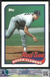 1989 Topps #450 Roger Clemens Boston Red Sox 6,2A - Imagen 1 de 2