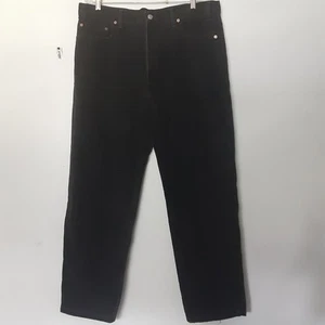 Jeans vintage anni 90 Levis 550 uomo 40 x 30 nero vestibilità rilassata made in USA invecchiato - Foto 1 di 10