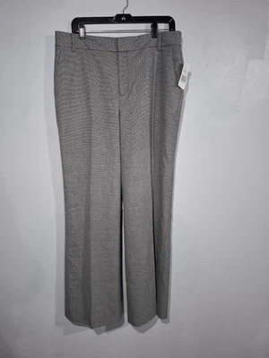 Ralph Lauren Houndstooth Твидовые брюки женщин 14 100% шерсти с подкладкой брюки новый с Ярлыками  - Изображение 1 из 4