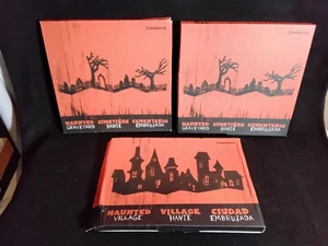 3 KISTE UND FASS SPUKDORF CIUDADS SUPER COOL IDEAL FÜR HALLOWEEN EX CON - Bild 1 von 11