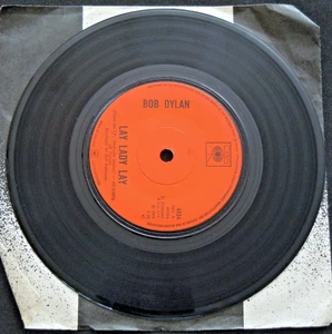 BOB DYLAN - LAY LADY LAY / PEGGY DAY - ROCK 45 *UK IMPORT* - Picture 1 of 3