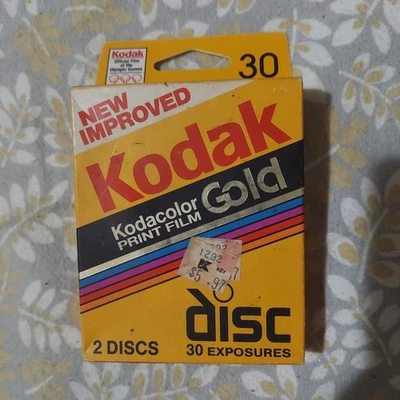 Kodak Kodacolor Gold Disc Film 2 Pack Sealed Vintage - Image 1 of 2