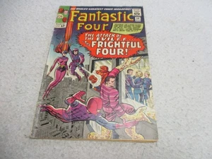 FANTASTIC FOUR 36 1965 1ST APPEARANCE MEDUSA & FRIGHTFUL FOUR - Picture 1 of 3