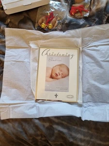 Bambino Silverplated Photo Frame - Christening 4" x 6" - Picture 1 of 3