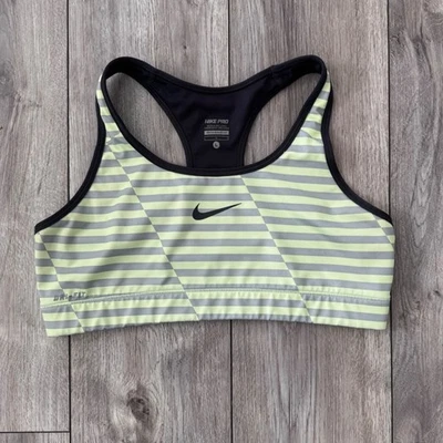 Sutiã esportivo Nike Pro Dri FIT racerback listra atlética academia treino feminino tamanho G - Imagem 1 de 4