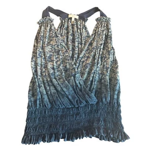 Blusa Top Joie Para Mujer 100% Seda Sin Mangas Estampado Floral, Talla XS - Imagen 1 de 6