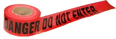 PRO LINE SAFETY PRODUCTS 1 Roll- Red Danger Do Not Enter Tape 2.0 MIL 3"x1000 Ft. *Free US Shipping*