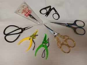  Scherensammlung Konvolut 7 Stück - u.a. Klapp- und Nagelhautscheren - Bild 1 von 10