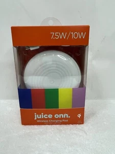 onn. Wireless Charging Pad with LED Lighting, 10W | Compatible Samsung & iPhone - Picture 1 of 12