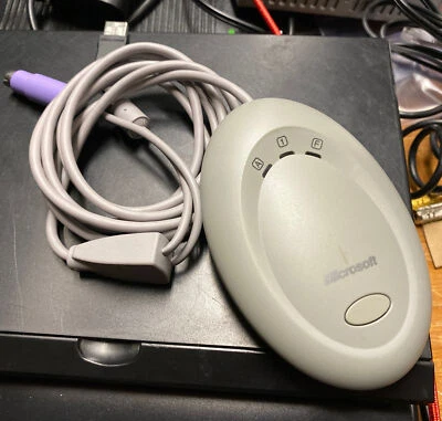 Microsoft Wireless Optical Mouse Receiver 3.0 Canada 210 Model 1029 Grey - Image 1 of 3