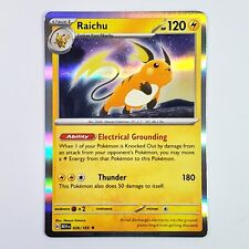 ⚡️ Raichu 026 NM-MT Rare [HOLOFOIL] Scarlet & Violet 151 English NP Pokémon New!