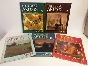 **The Great Artists - Van Gogh 2, Turner 4, Monet 6, Millais 11, Friendrich 15 - Bild 1 von 3