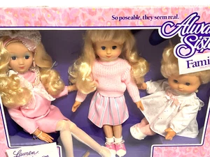 1988 Kenner Always Sisters Family Blonde Hair Lauren, Meredith & Abby Rare Find - Picture 1 of 13