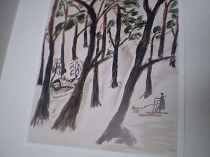 Sixtine GANECHINE /Inès SIX /ART NAÏF/PAYSAGE/AQUARELLE/LETTONIE/RUSSIE/BALTIQUE - Imagen 1 de 12
