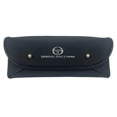 Estuche para gafas Sergio Tacchini carcasa blanda negro ligero perfil delgado Foto 1 de 3