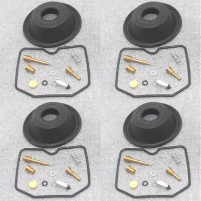 4X FOR Kawasaki ZR550B Zephyr EX500 GPZ500S Carburetor repair kit Carb diaphragm Foto 1 de 3