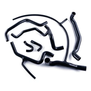 Black For Volkswagen VW GOLF Mk3 VR6 1994-98 Radiator Silicone Hose Coolant Tube - Picture 1 of 10