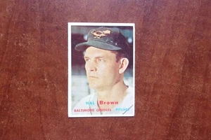 1957 Topps # 194..Hal Brown..Baltimore Orioles...( 114 ) - Picture 1 of 2