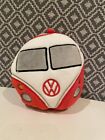 Travel Pillow Volkswagen VW T1 Camper Red with Eye Mask "Relaxeazzz"