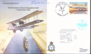Cubierta de escuadrón B11c RAF DH10 216 firmada HOWIE DSO - Imagen 1 de 1
