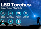MOXTOYU™ Tactical LED Flash Light High Bright Flashlight 5 Modes 2000 Lumen