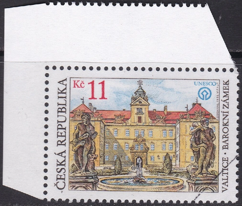 Specimen, Czechoslovakia Sc3057 UNESCO World Heritage Sites, Valtice Chateau - Image 1 of 1