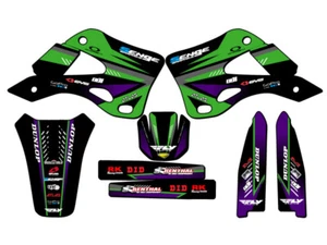 Kit de gráficos KX 250 SURGE 1999-2002 Green Senge compatible con Kawasaki - Imagen 1 de 10