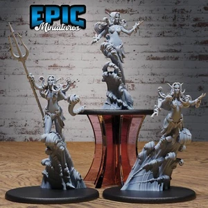 Epic Miniatures Fantasy - Mermaid Female Dungeons and Dragons DnD Miniature - Picture 1 of 8