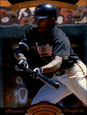 1995 SP Baltimore Orioles Baseball Card #11 Curtis Goodwin FOIL