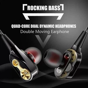 Auricolari cablati con microfono Cuffie intrauricolari Bassi profondi Suono chia - Zdjęcie 1 z 7