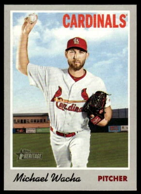 2019 Topps Heritage #119 Michael Wacha St. Louis Cardinals Baseball - Image 1 of 2