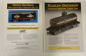 2 volantes promocionales Harley-Davidson vintage con tanque y caja de coche Harley-Davidson calibre G RARO - Imagen 1 de 4
