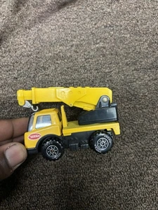 Camion gru mobile vintage Tonka Acari 1974 acciaio pressato costruzione 4" - Foto 1 di 4