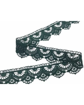 TOMASELLI MERCERIA Passamaneria Pizzo Macramè Merletto Punta Smerlato Alto 3 Cm 4G4050