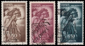 Sahara 83/85 83/5 1950 Pro Indigènes Usagés - Picture 1 of 1