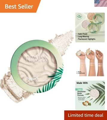 Polvo iluminador de mantequilla Murumuru: brillo nacarado, aprobado por dermatólogos Foto 1 de 4